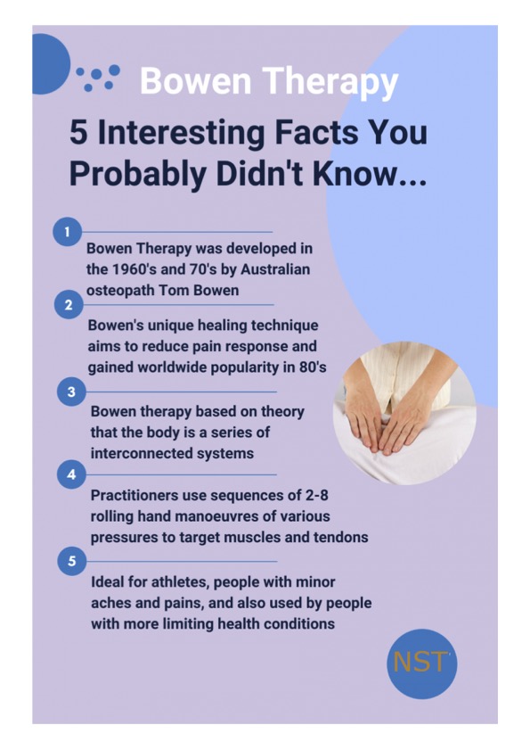 Bowen Therapy Facts